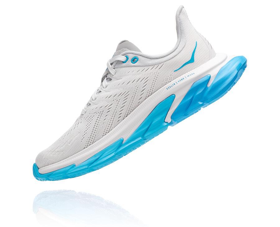 Tenis Hoka One One Mujer Blancos/Azules - Clifton Edge - JVKR25981